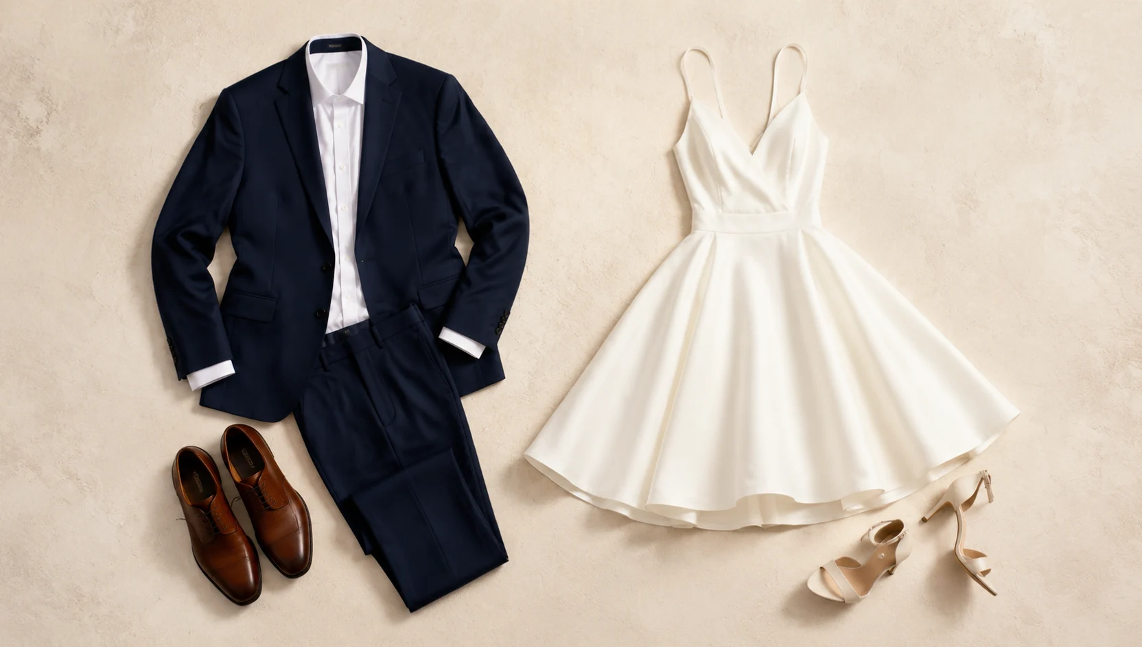 Outfit ideas for blue hour laughter twirl in formal chic engagement photos