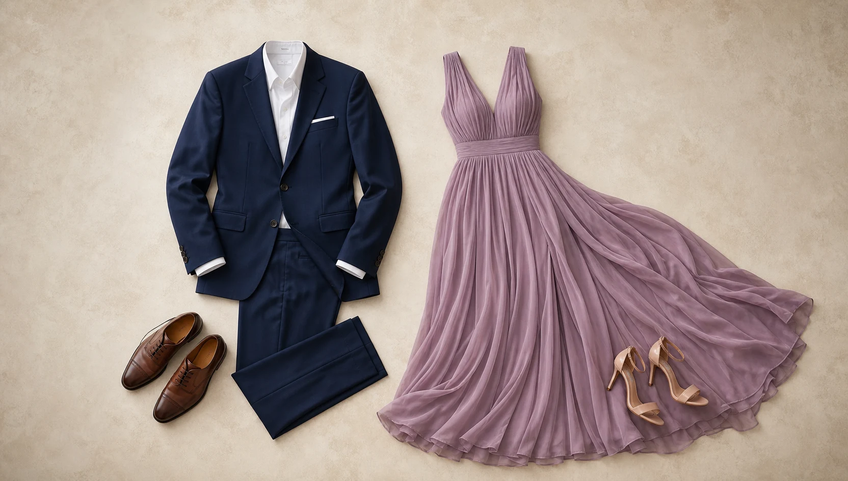 Outfit ideas for blue hour meadow sitting together engagement photos