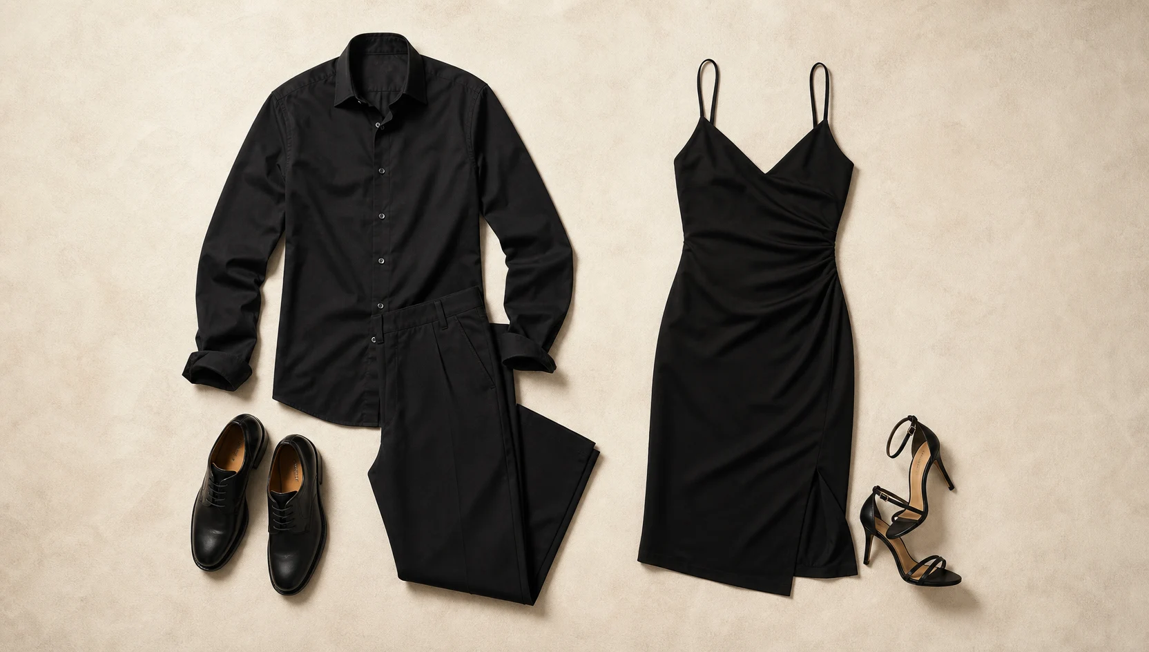 Outfit ideas for candid laughter at sunset rooftop park engagement photos