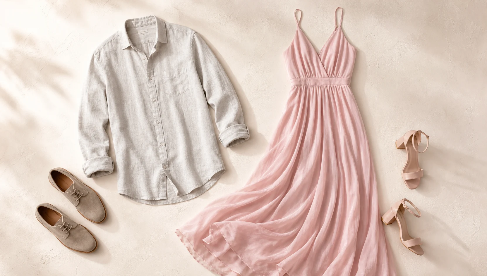 Outfit ideas for tender forehead touch under blossoming cherry trees engagement photos