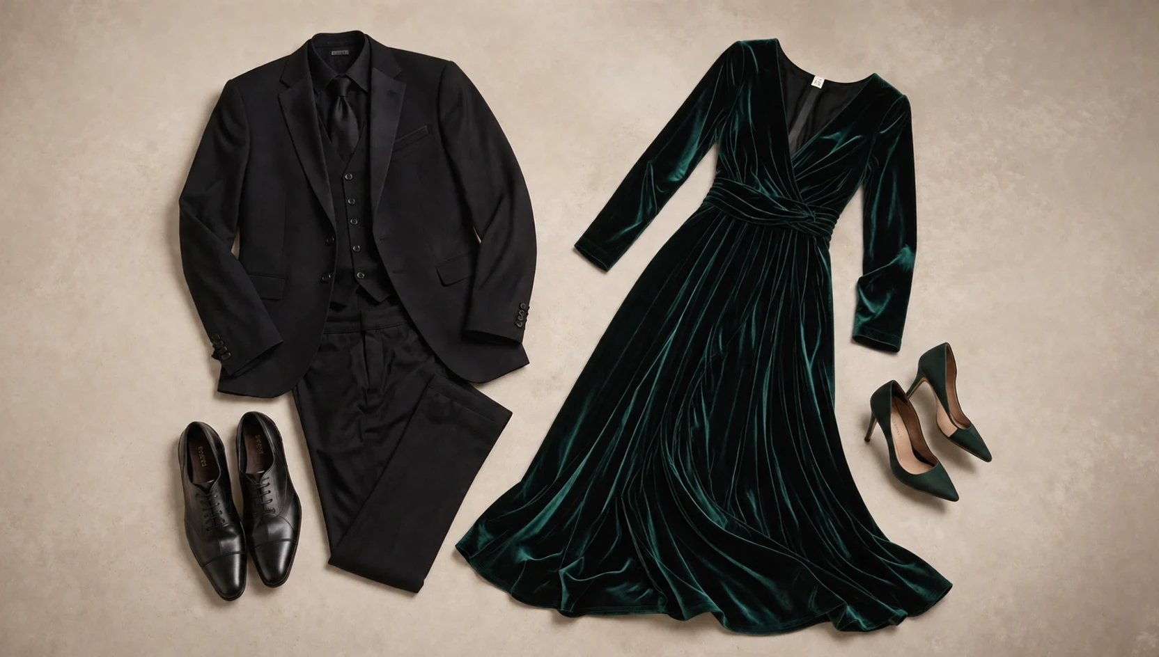 Outfit ideas for gentle dip kiss in morning mist by the stream engagement photos