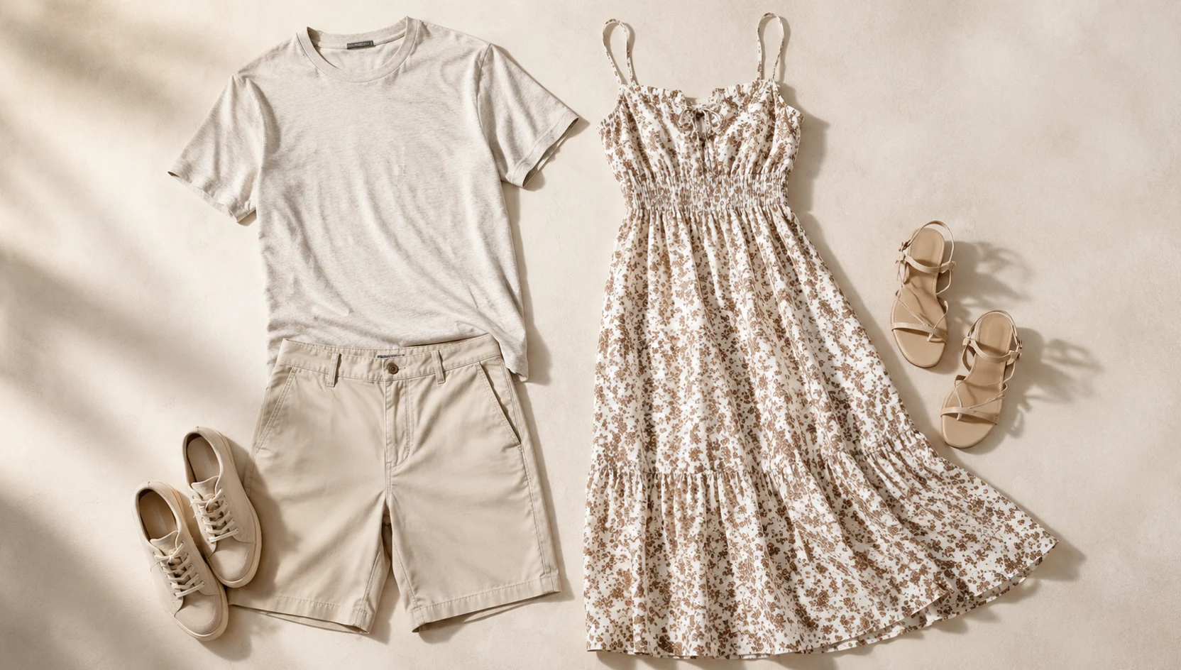 Outfit ideas for driftwood perch in misty morning quiet engagement photos