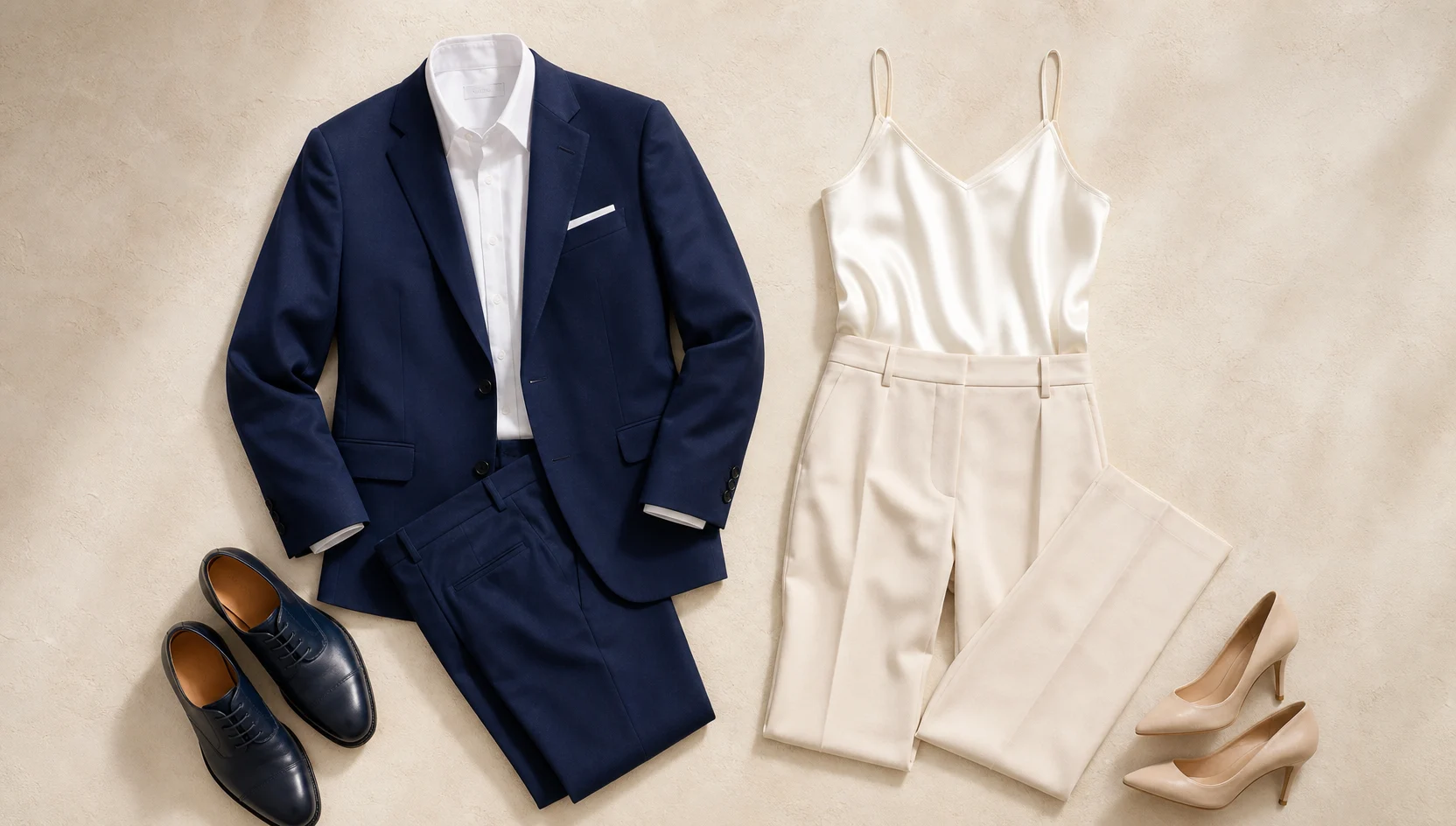 Outfit ideas for editorial ring detail against boxwood hedges engagement photos