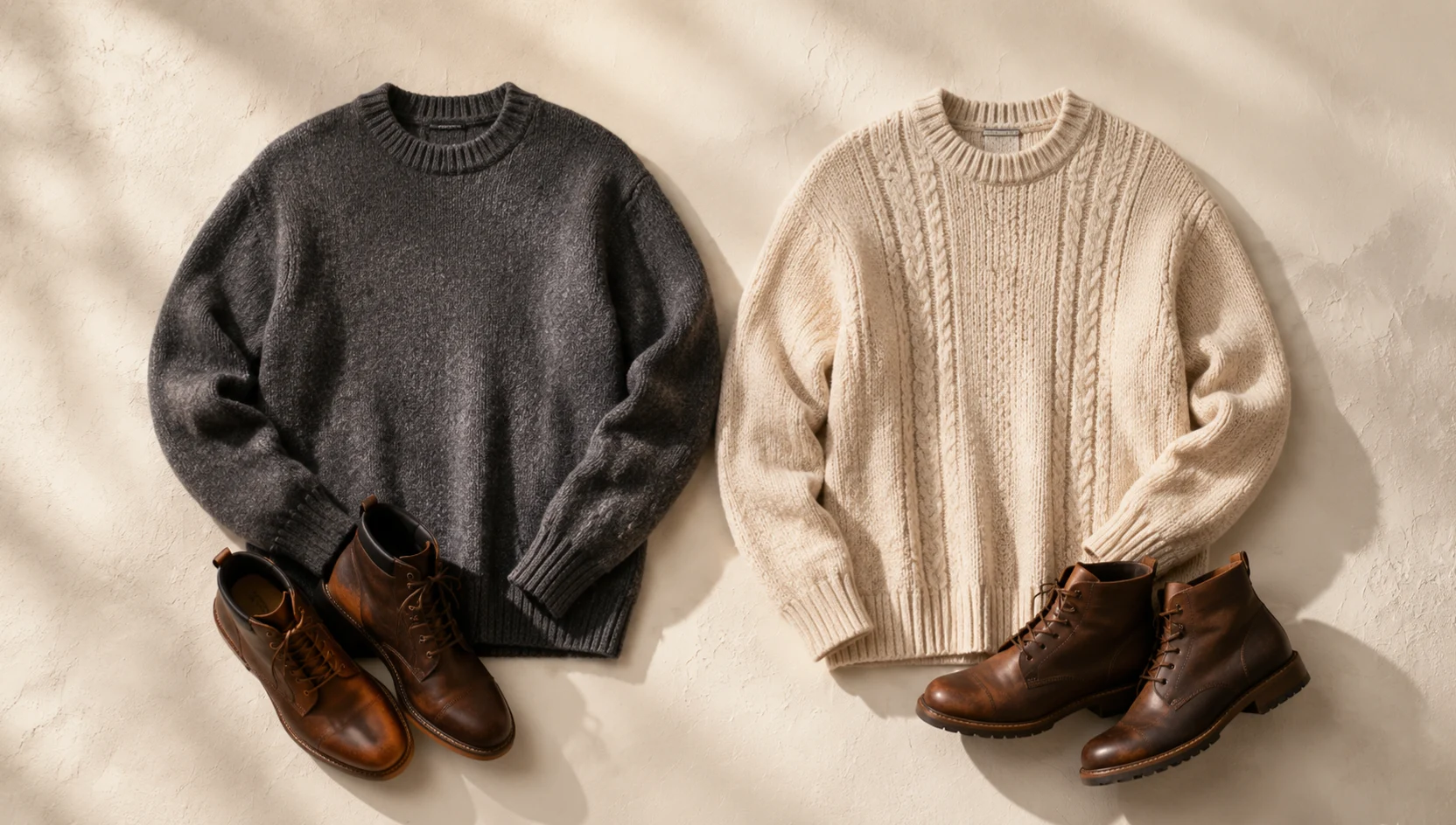 Outfit ideas for alpenglow forehead touch on a snow-dusted ridge engagement photos