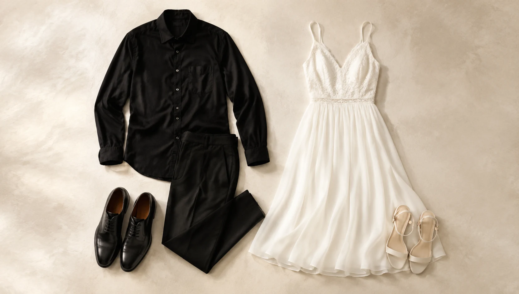 Outfit ideas for forehead to forehead in the fresh green forest engagement photos