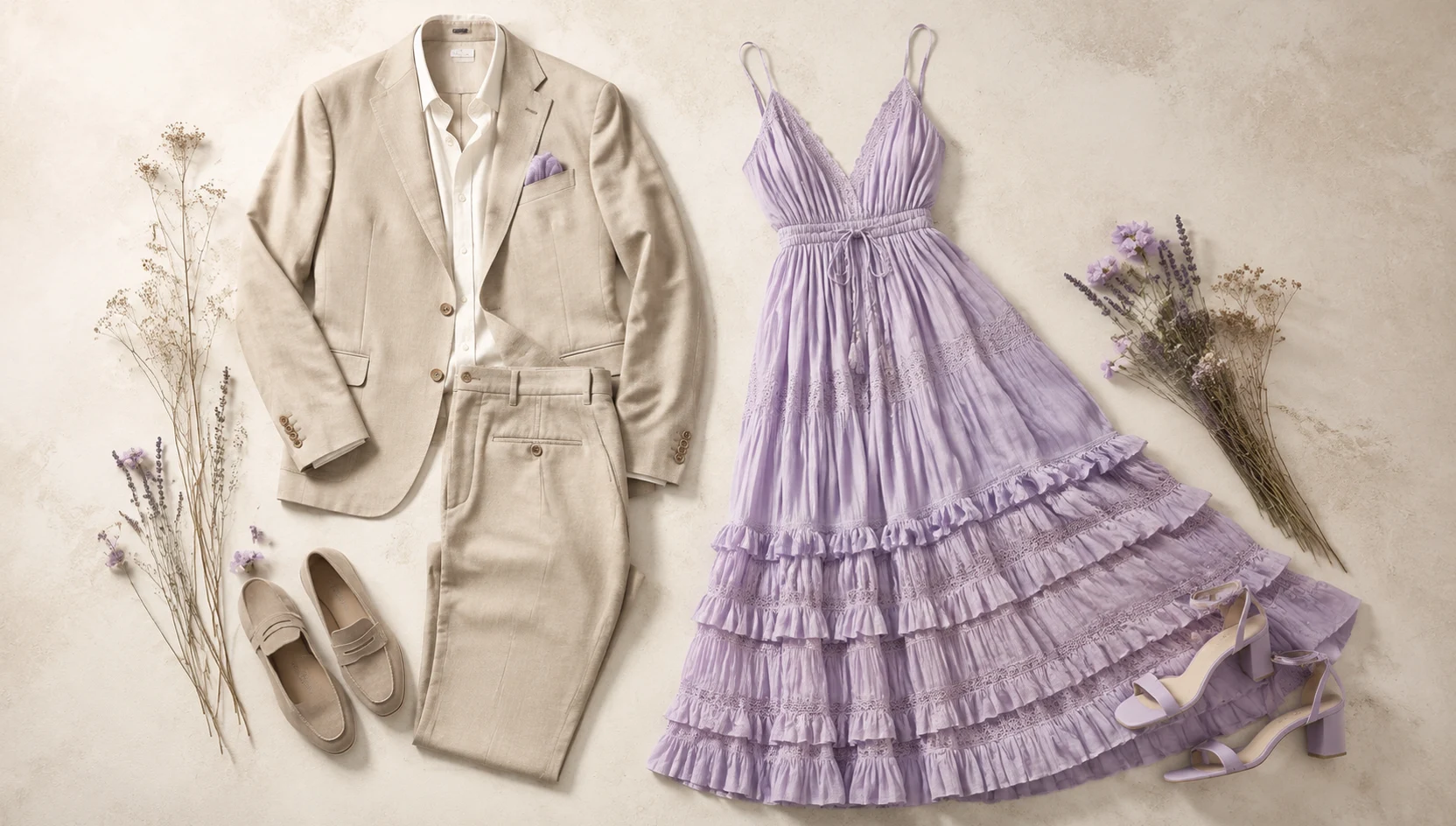 Outfit ideas for strolling through the sun-dappled spring woods engagement photos