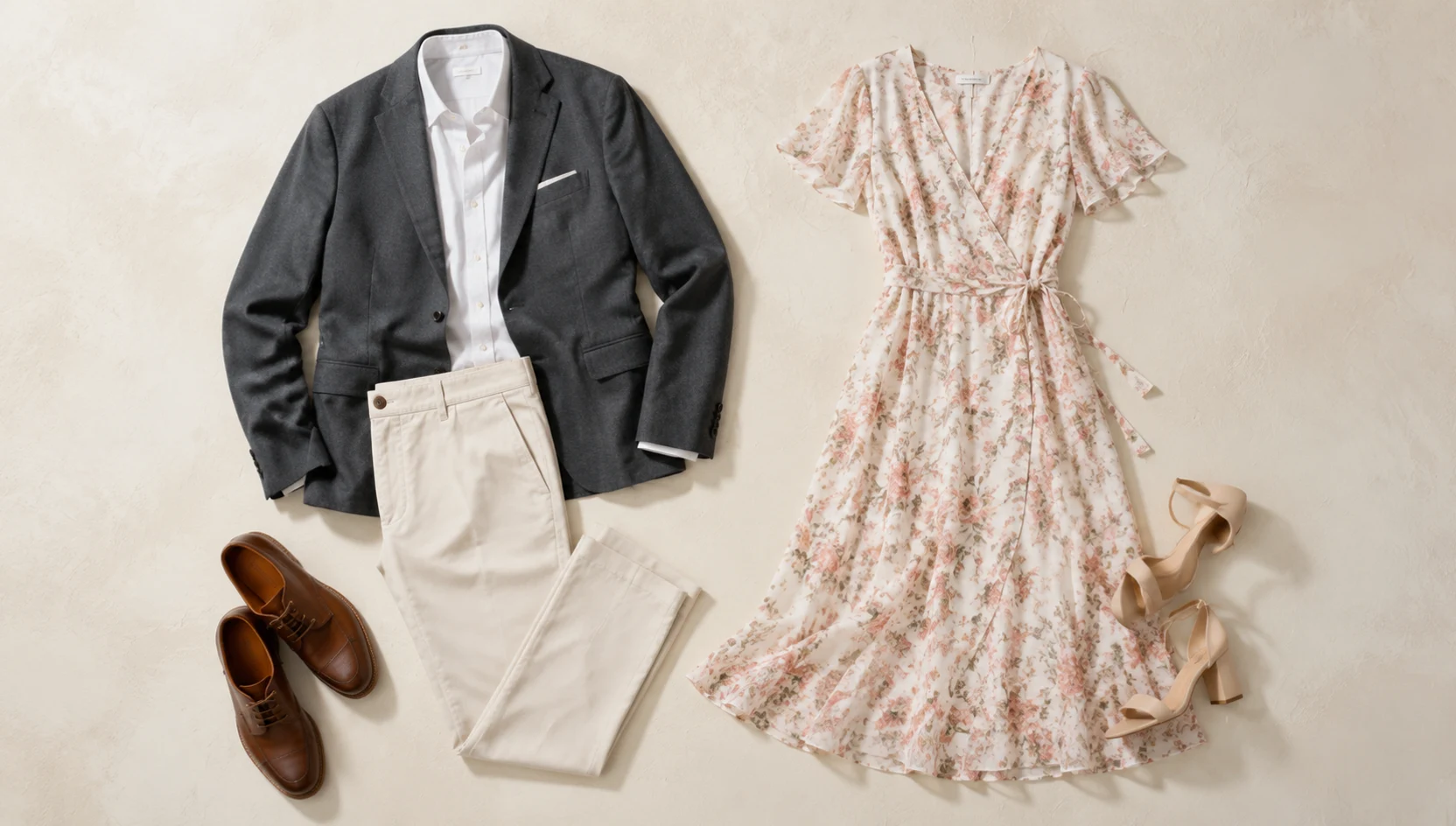 Outfit ideas for gazing at the golden city from the alley engagement photos