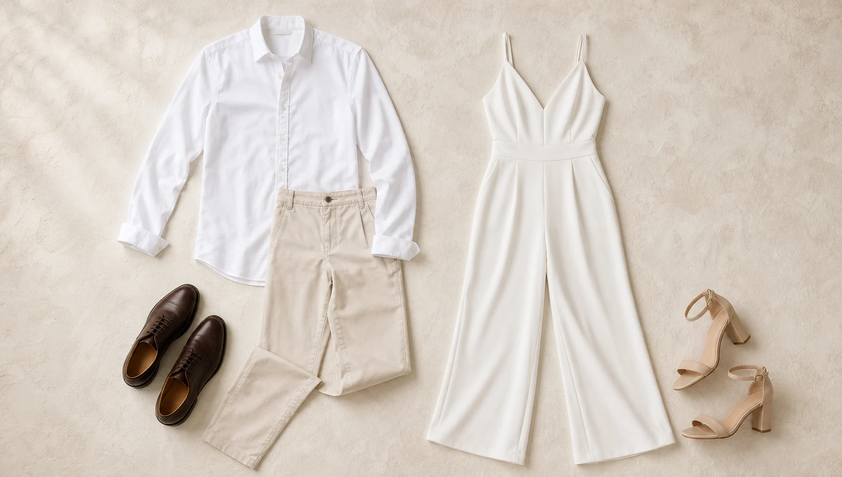 Outfit ideas for overcast elegance with a dip kiss engagement photos