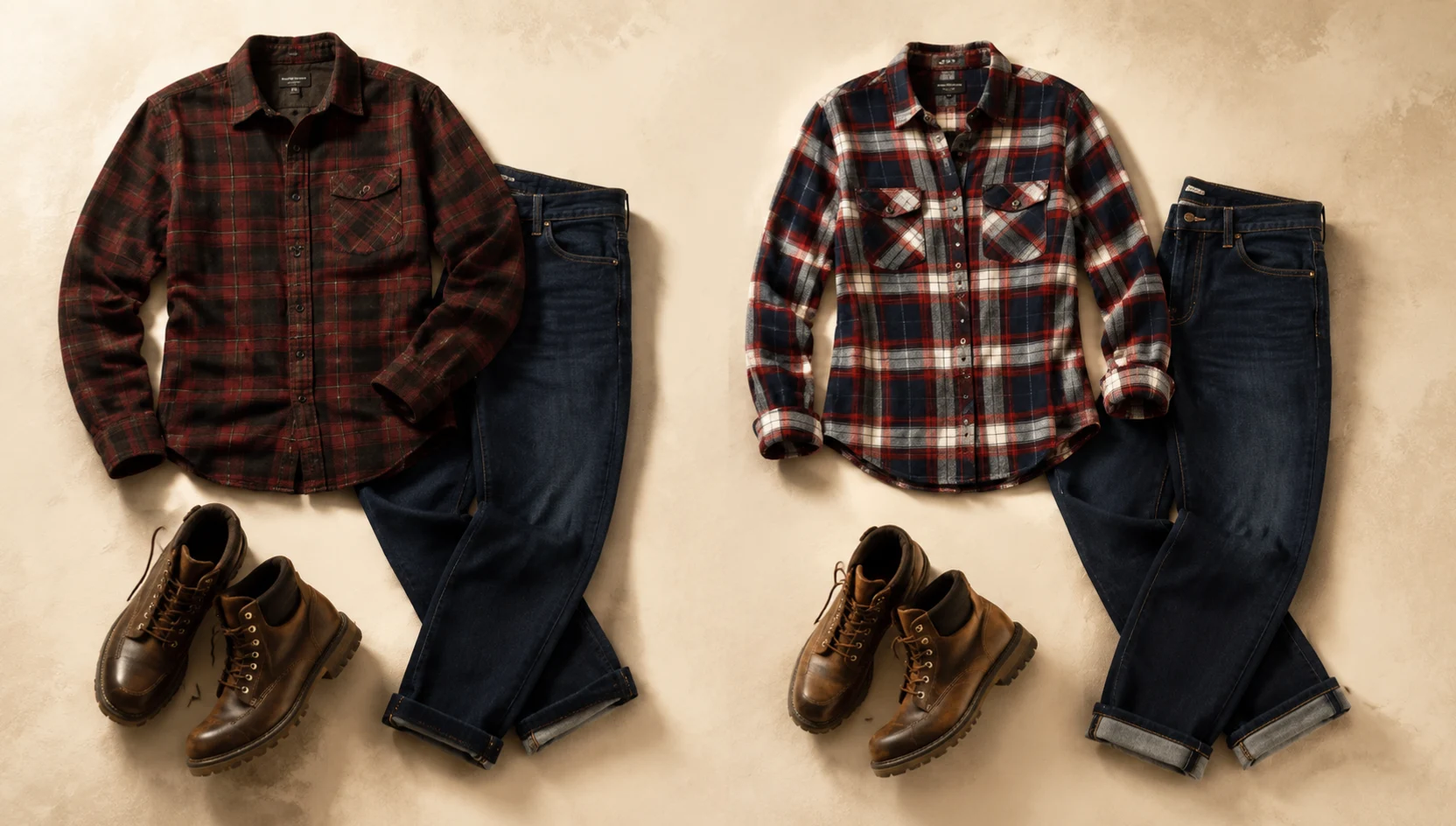 Outfit ideas for golden ridge walk among peaks engagement photos