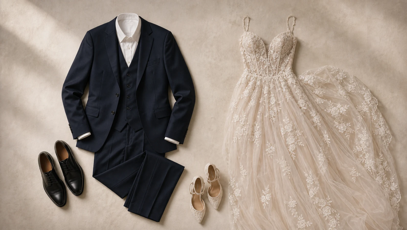 Outfit ideas for intimate piggyback moment in a quiet gallery engagement photos