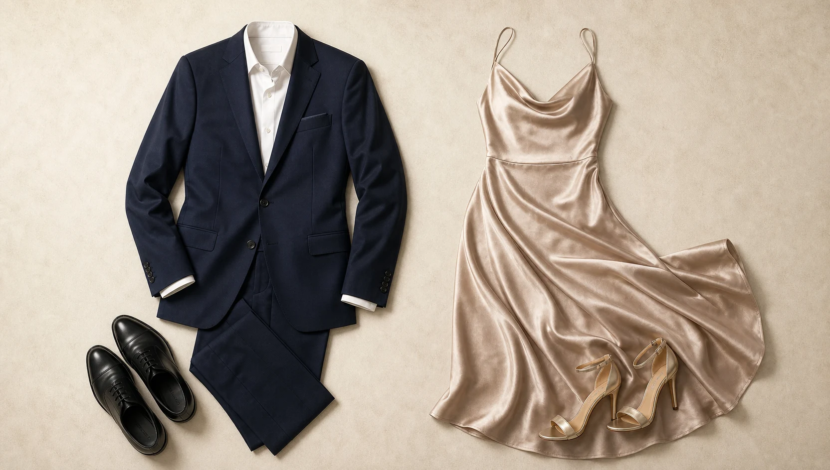 Outfit ideas for intimate slow dance on a country road at blue hour engagement photos