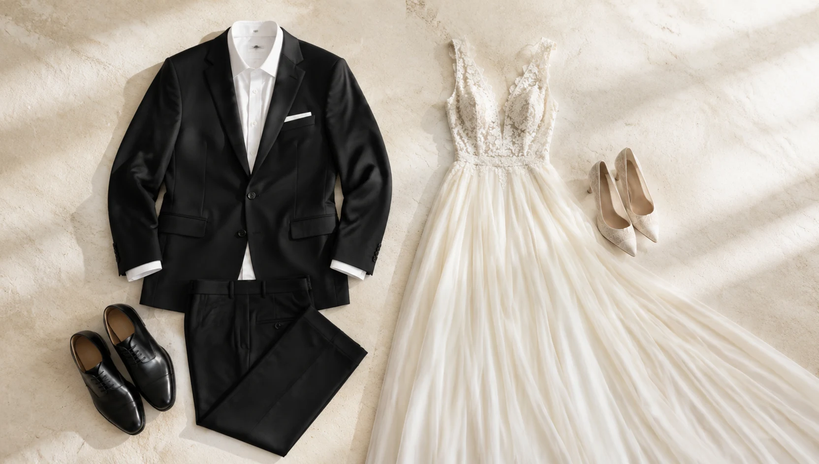 Outfit ideas for soft window light forehead touch in loft engagement photos