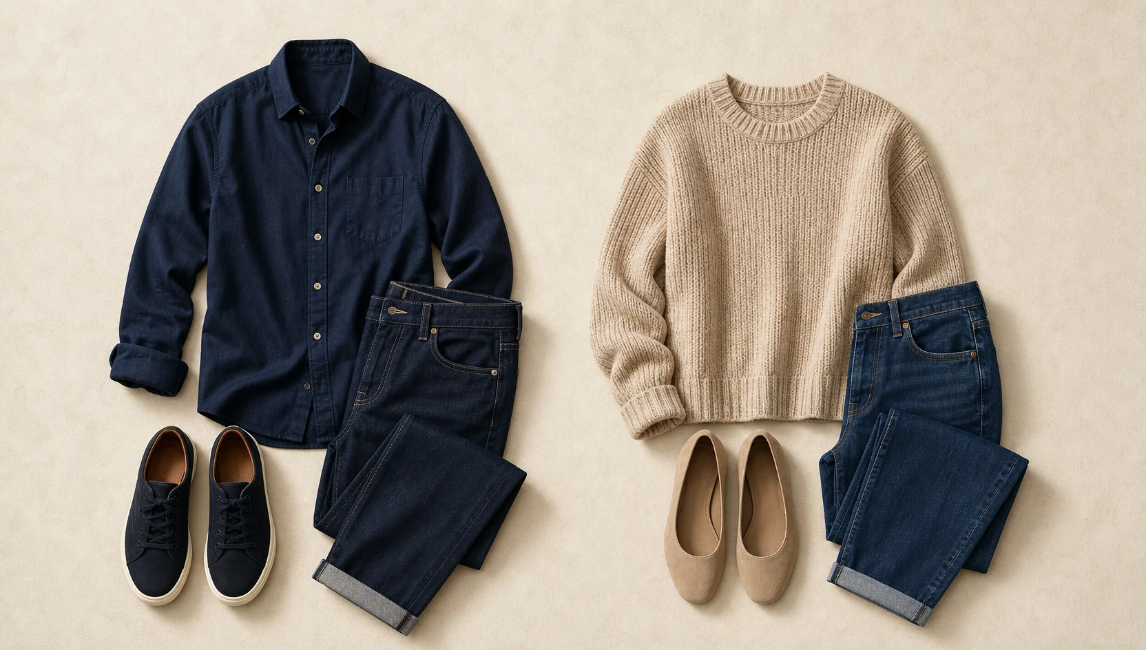 Outfit ideas for gazing out the library window engagement photos