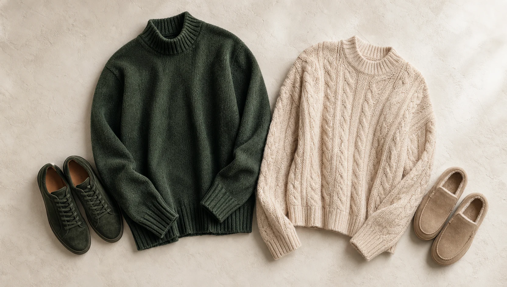 Outfit ideas for looking out at the overcast horizon engagement photos