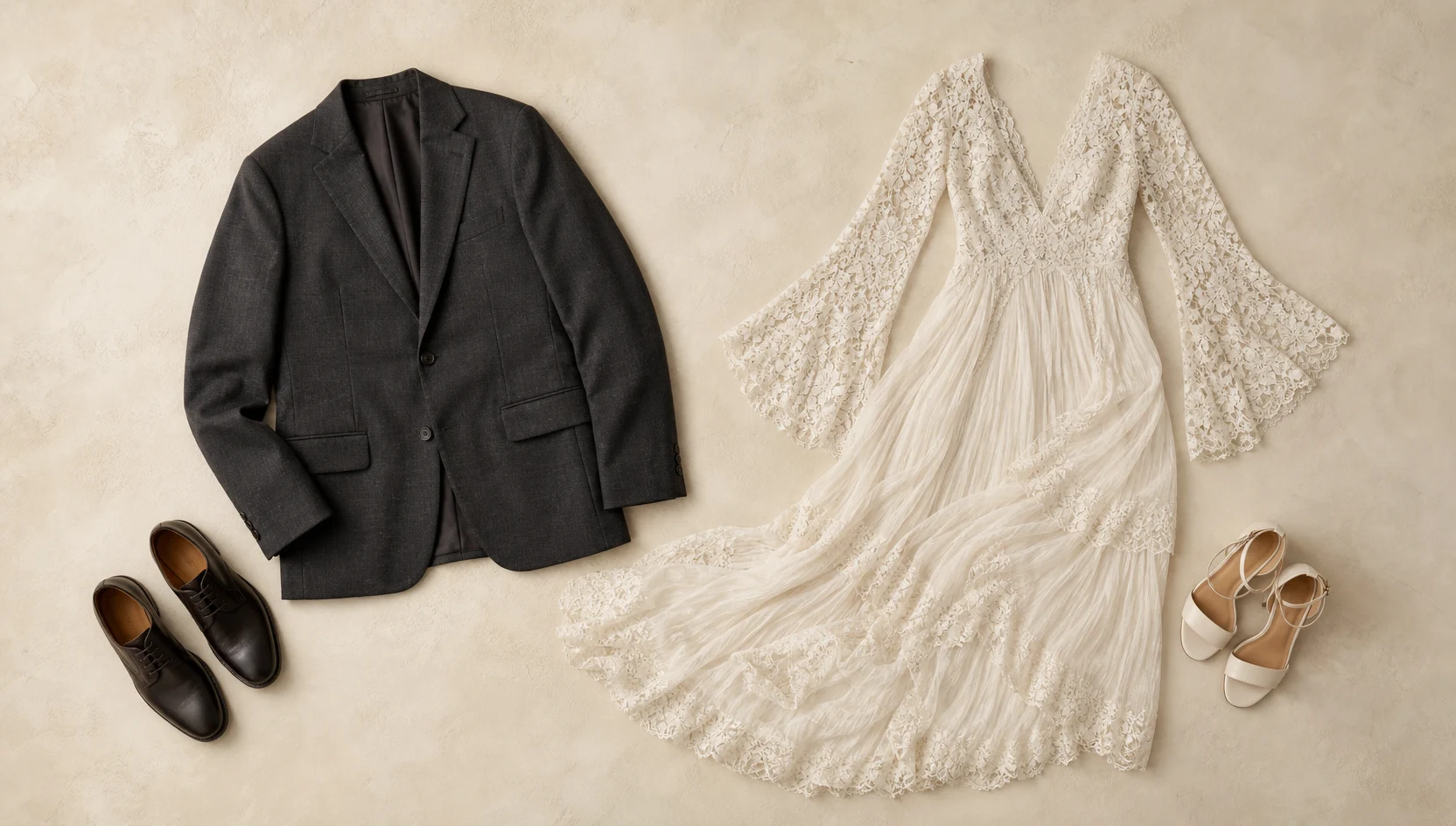 Outfit ideas for misty summit ring reveal in boho silhouette engagement photos