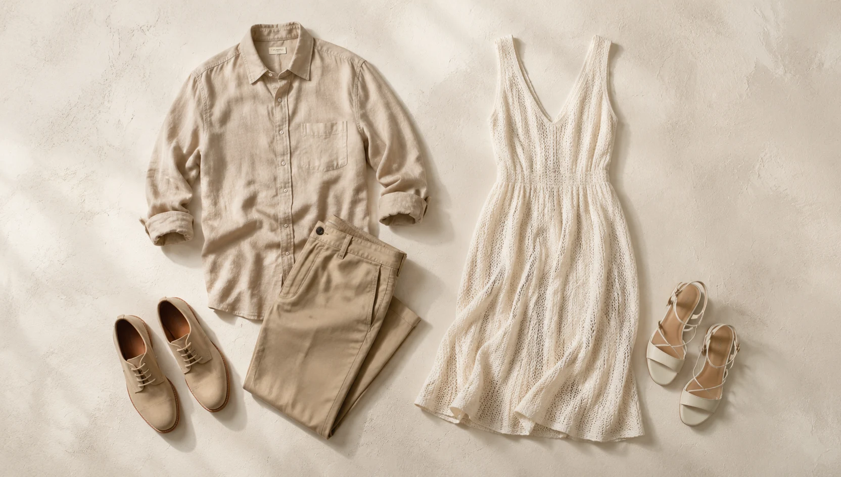 Outfit ideas for piggyback ride through the grass sea engagement photos