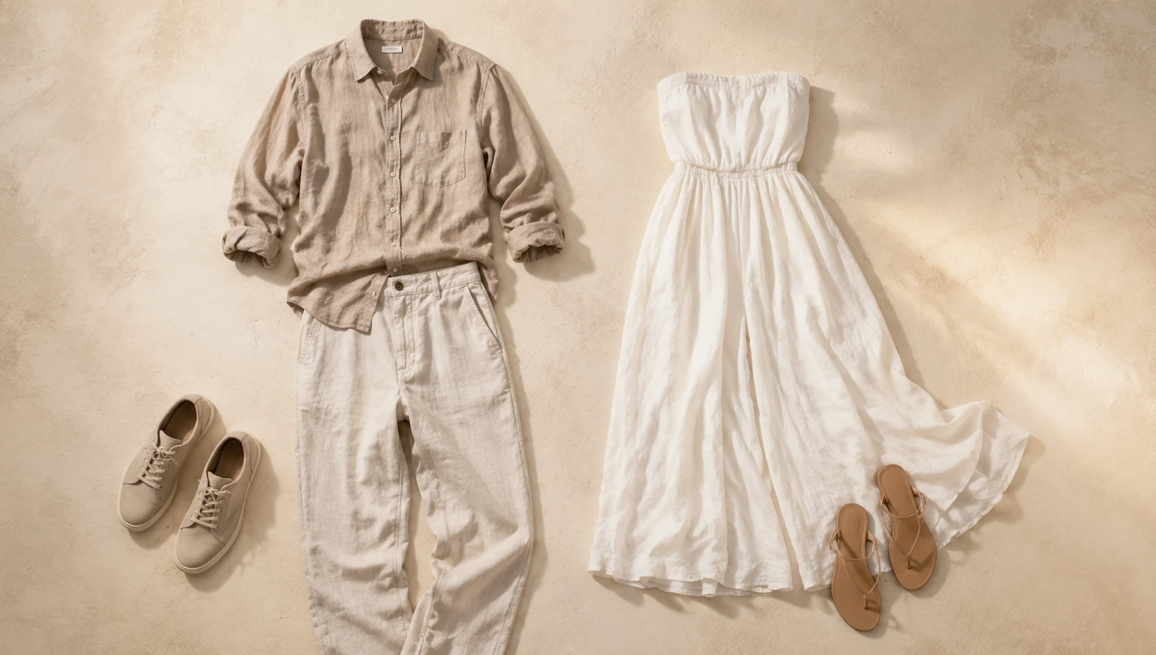 Outfit ideas for piggyback through golden lavender engagement photos