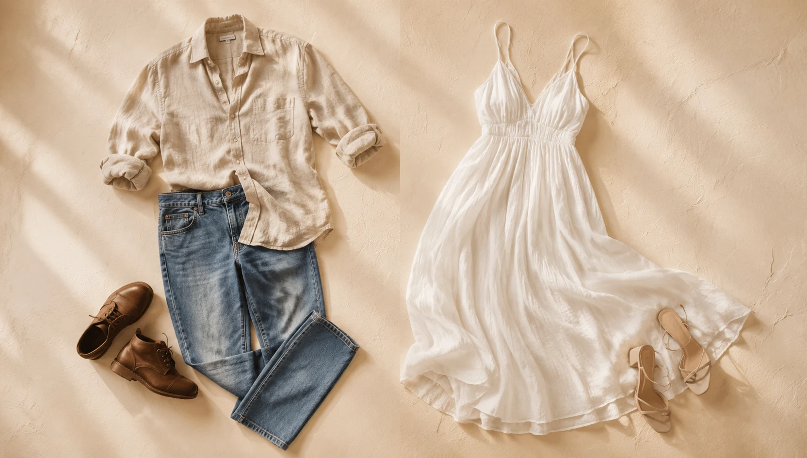 Outfit ideas for piggyback ride down a golden country road engagement photos