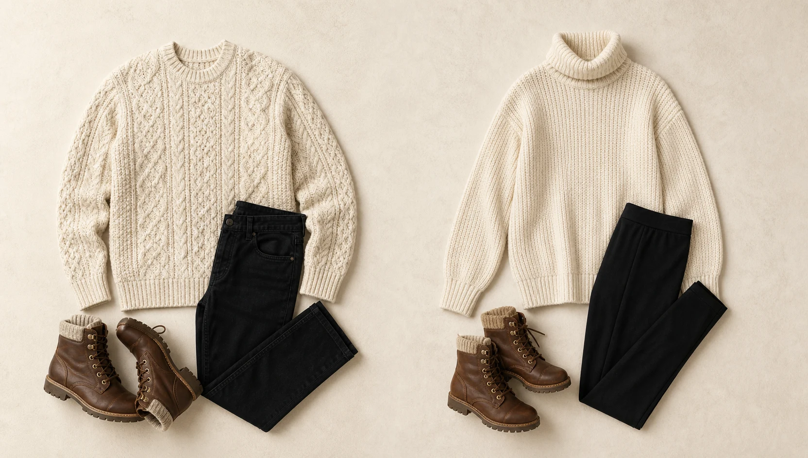 Outfit ideas for piggyback ride by cozy fireplace window engagement photos