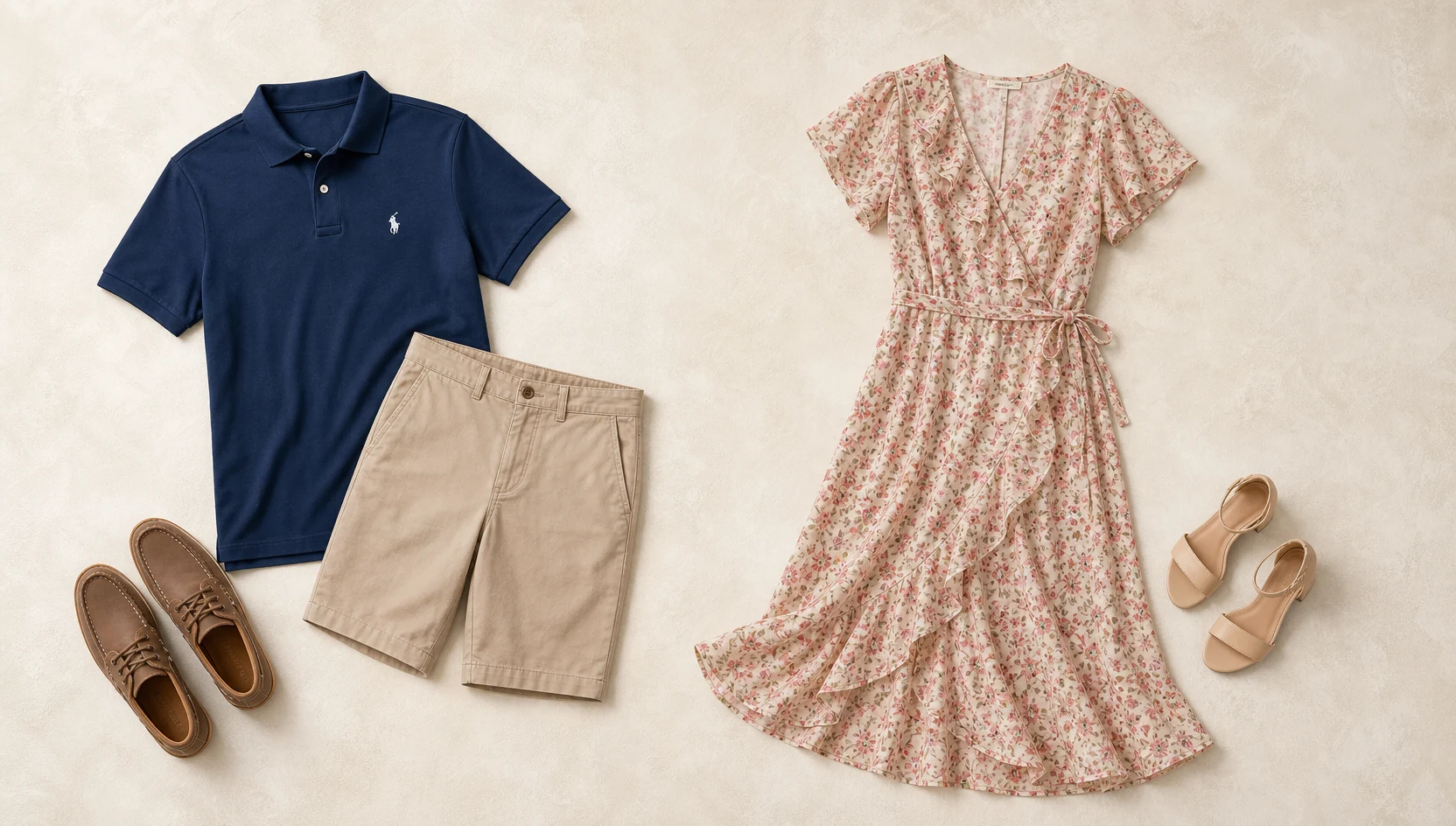 Outfit ideas for playful stroll past wildflower-lined park path engagement photos