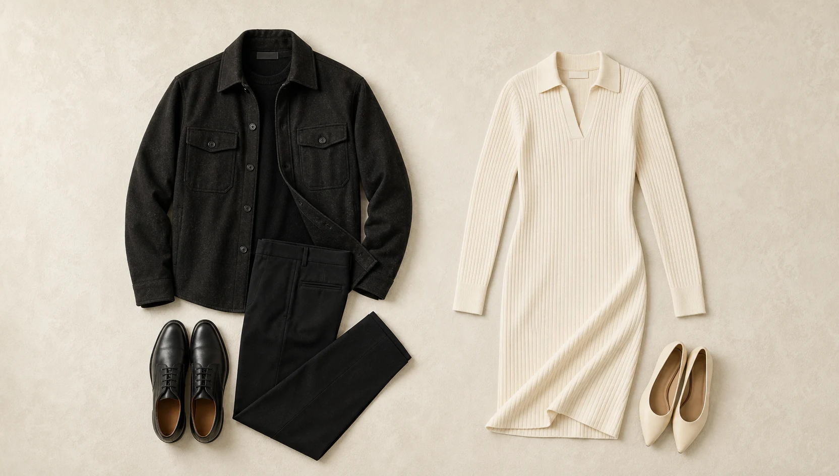 Outfit ideas for ring reveal among autumn reds engagement photos