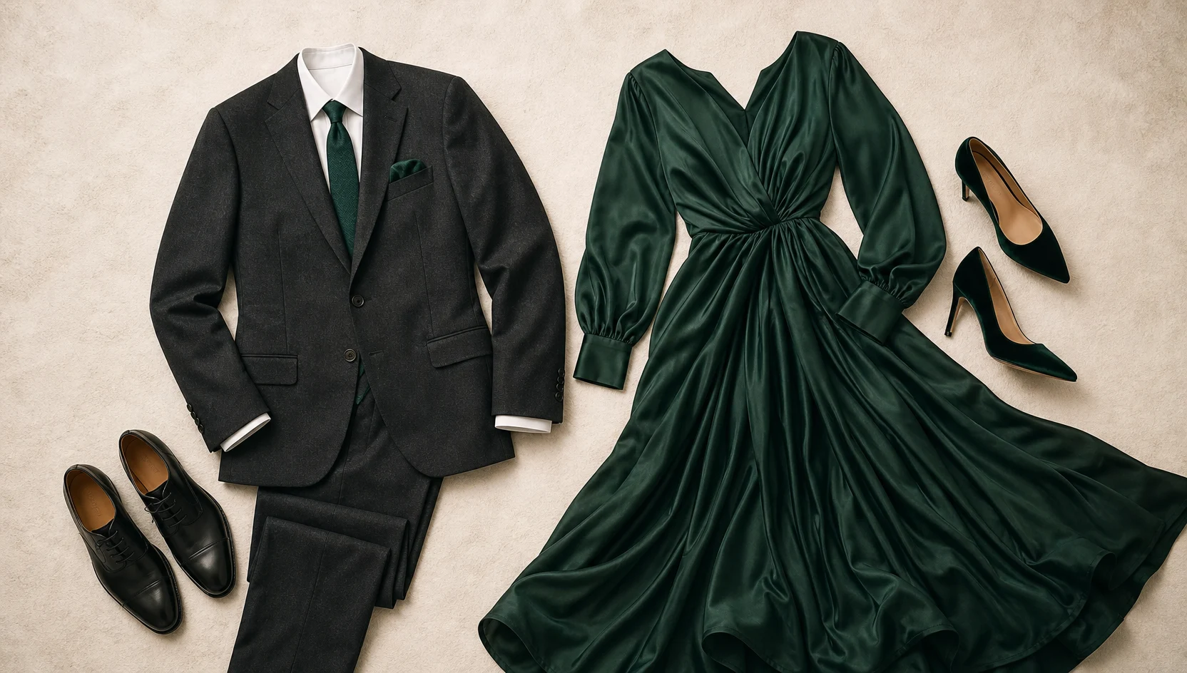 Outfit ideas for morning mist ring reveal on fallen leaves engagement photos