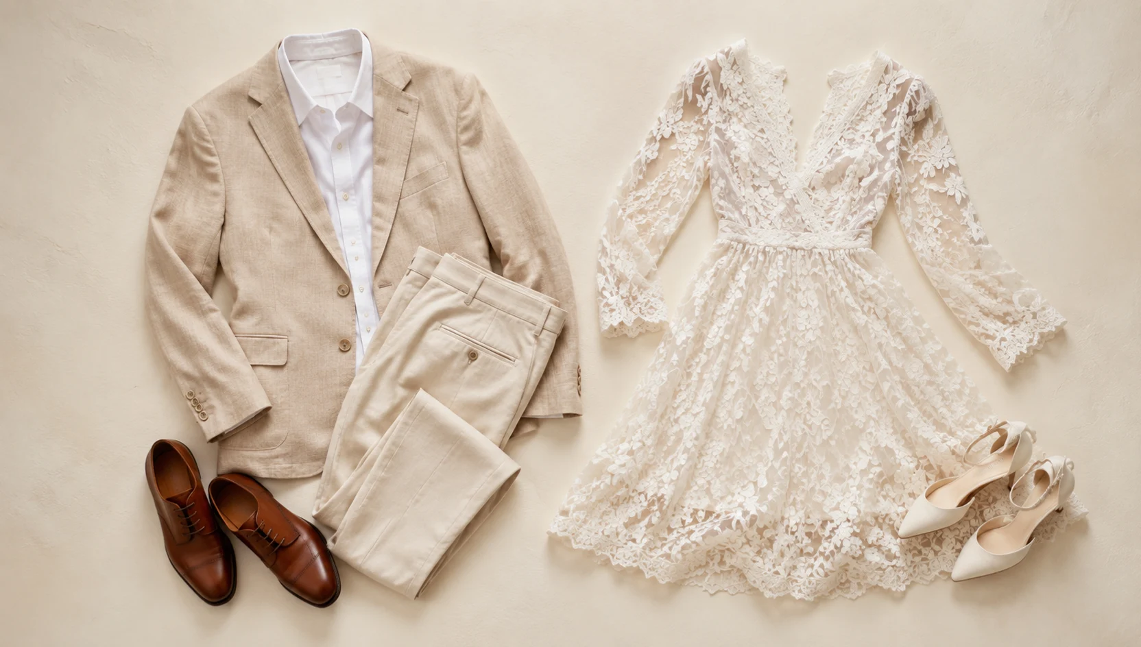 Outfit ideas for editorial ring display in a sea of wildflowers engagement photos