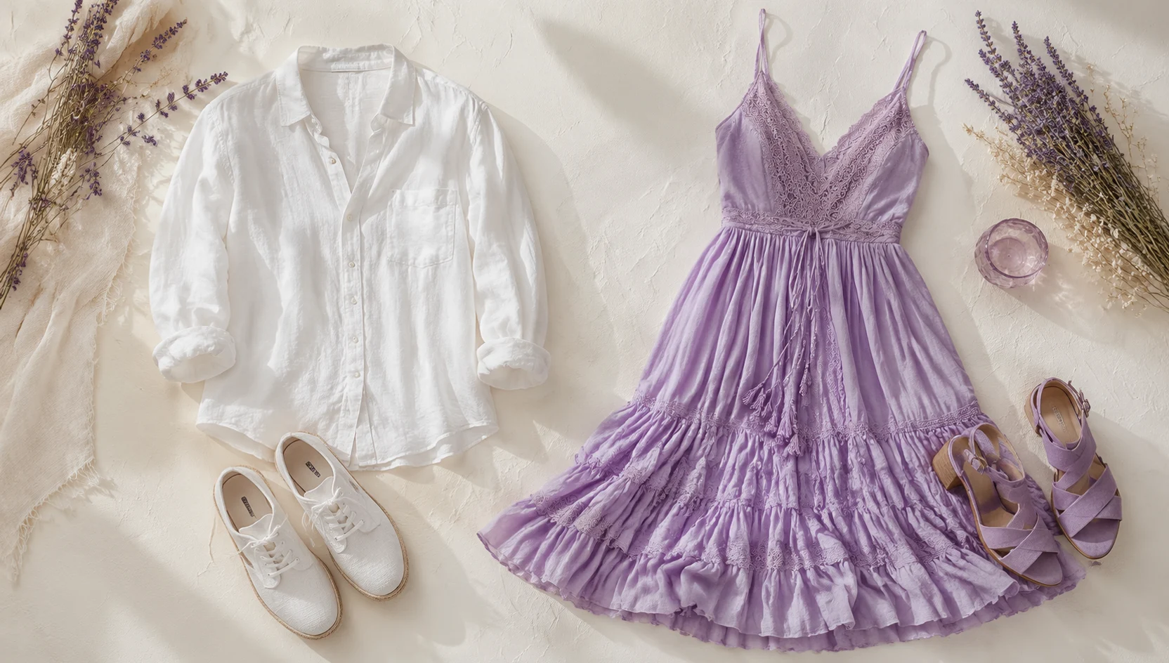 Outfit ideas for sitting close amidst a drift of fallen cherry blossoms engagement photos