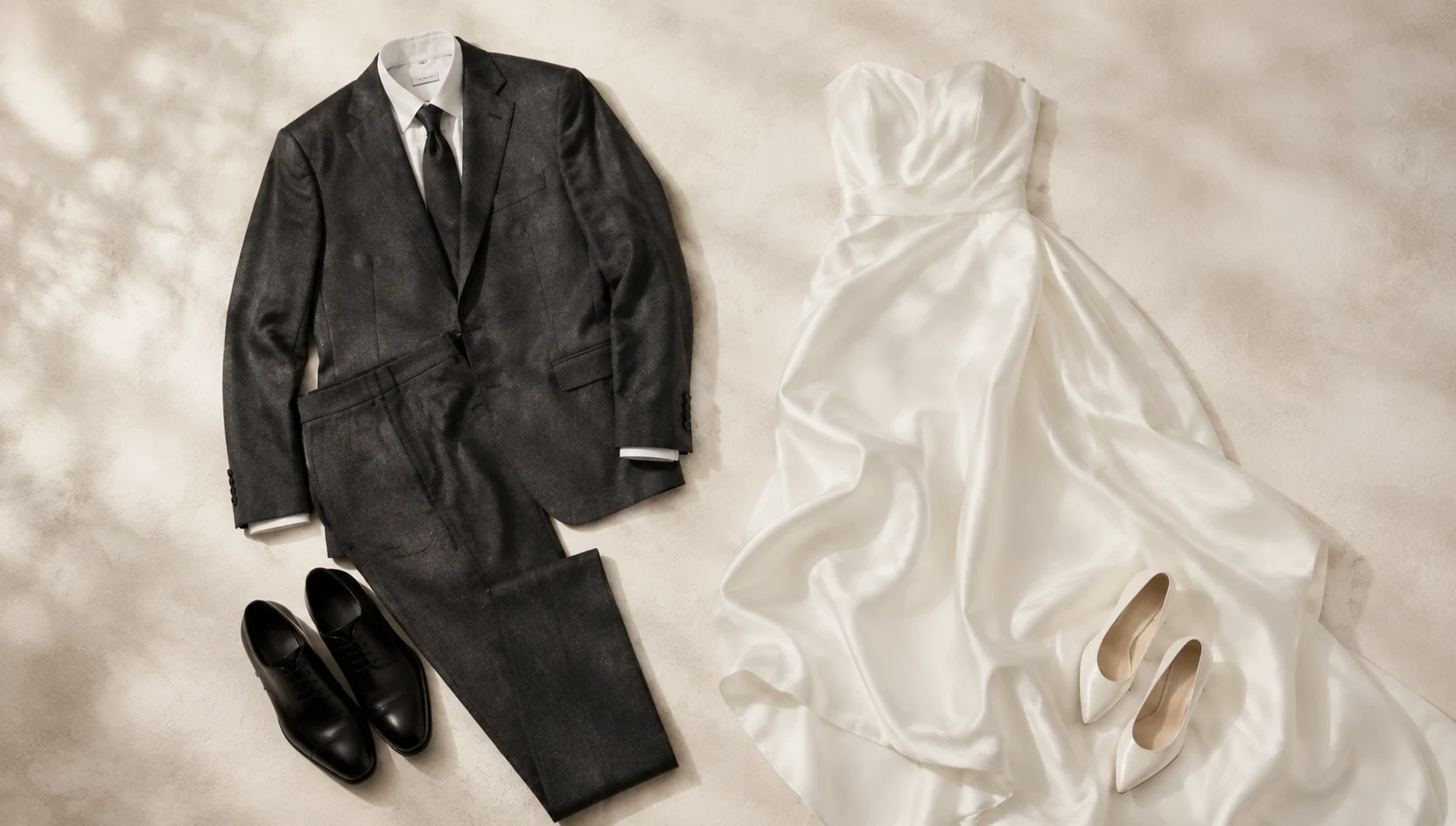 Outfit ideas for editorial white contrast amid fern forest engagement photos