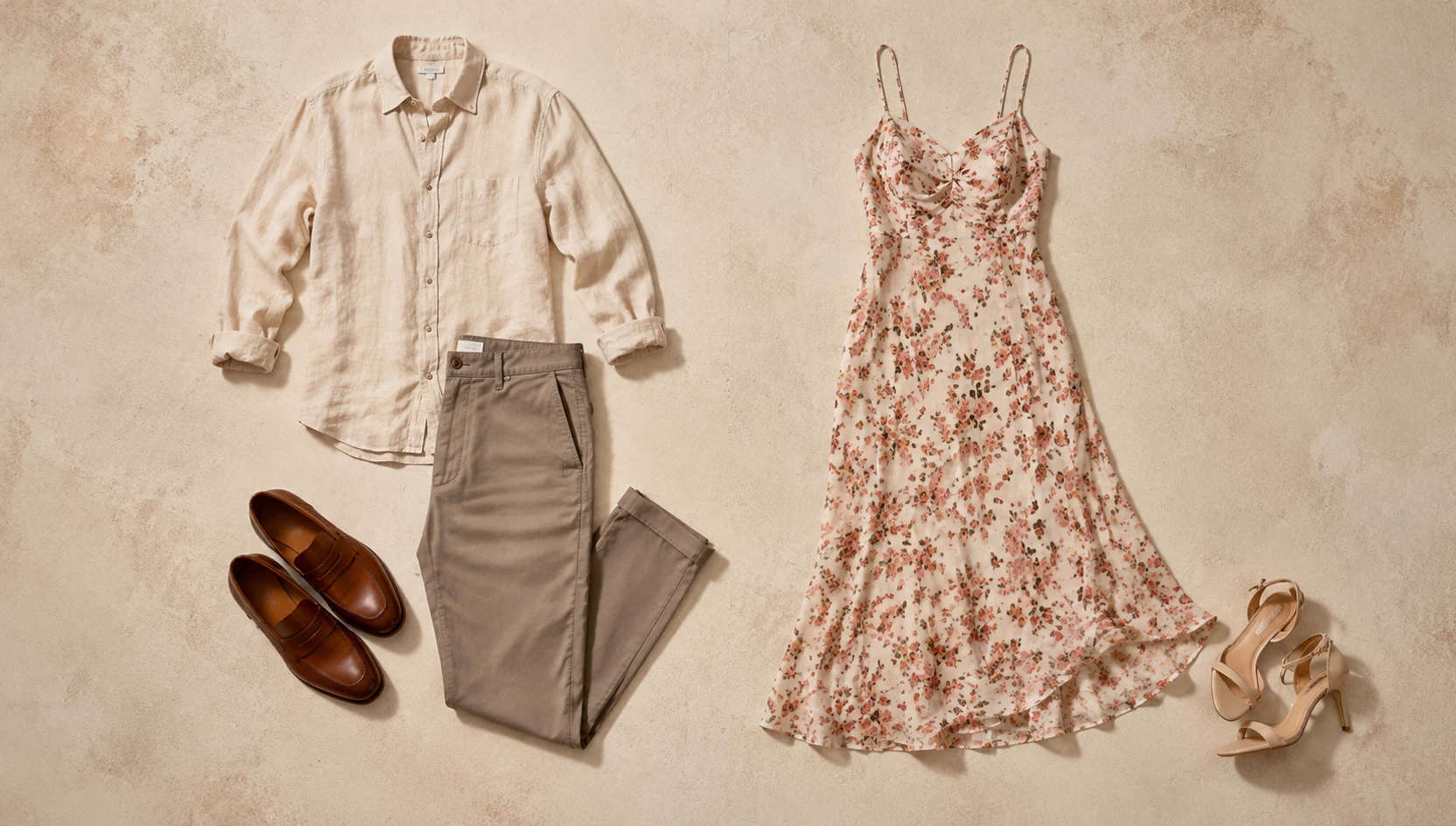 Outfit ideas for slow dance in dappled alley light engagement photos