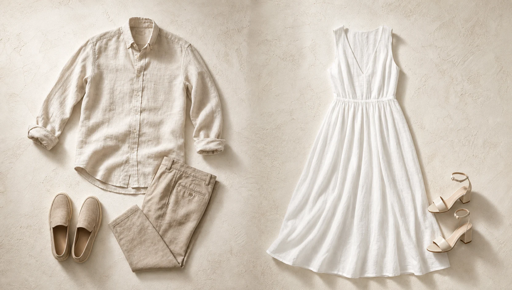 Outfit ideas for slow dance in dappled midday light engagement photos