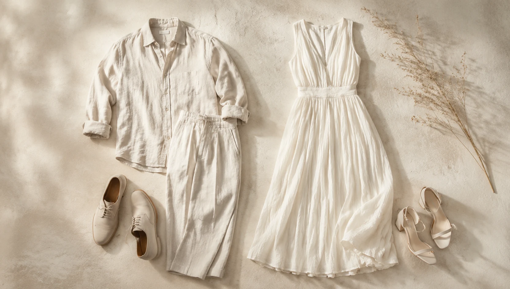 Outfit ideas for intimate slow dance in dappled pine shade engagement photos