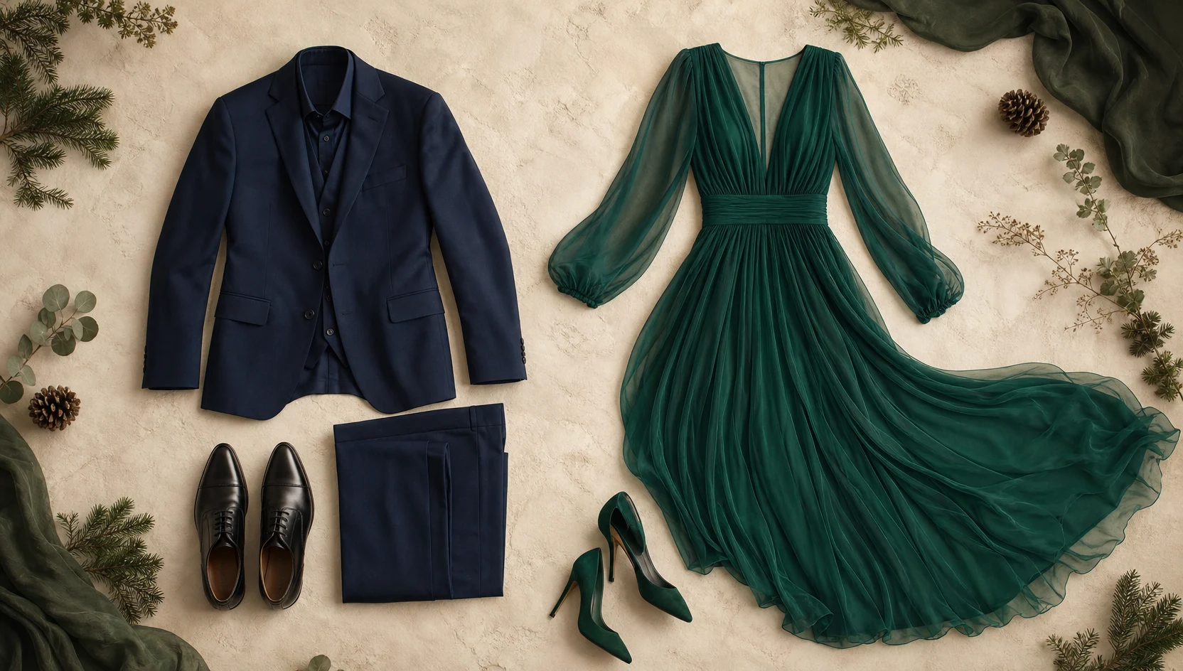 Outfit ideas for slow dance in morning mist engagement photos
