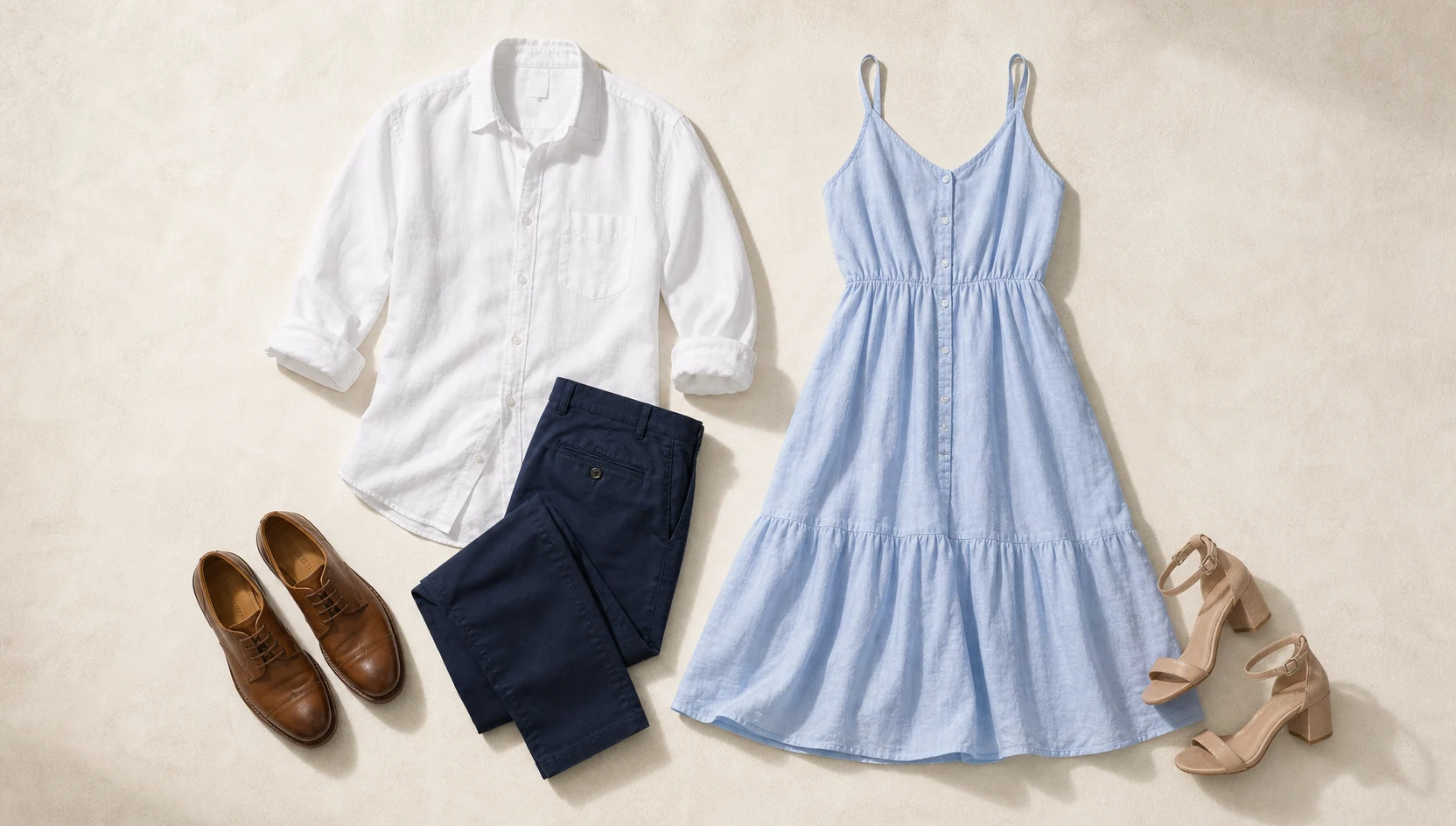 Outfit ideas for intimate slow dance in a sunlit alley engagement photos