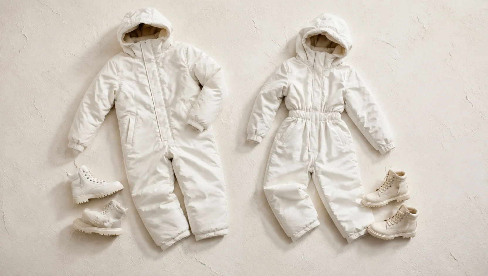 Outfit ideas for piggyback ride through the snowy forest at blue hour engagement photos