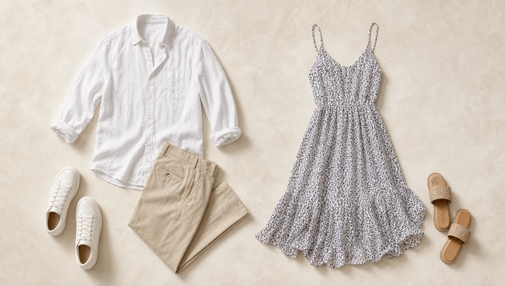 Outfit ideas for sunrise laughter in sea mist splashes engagement photos