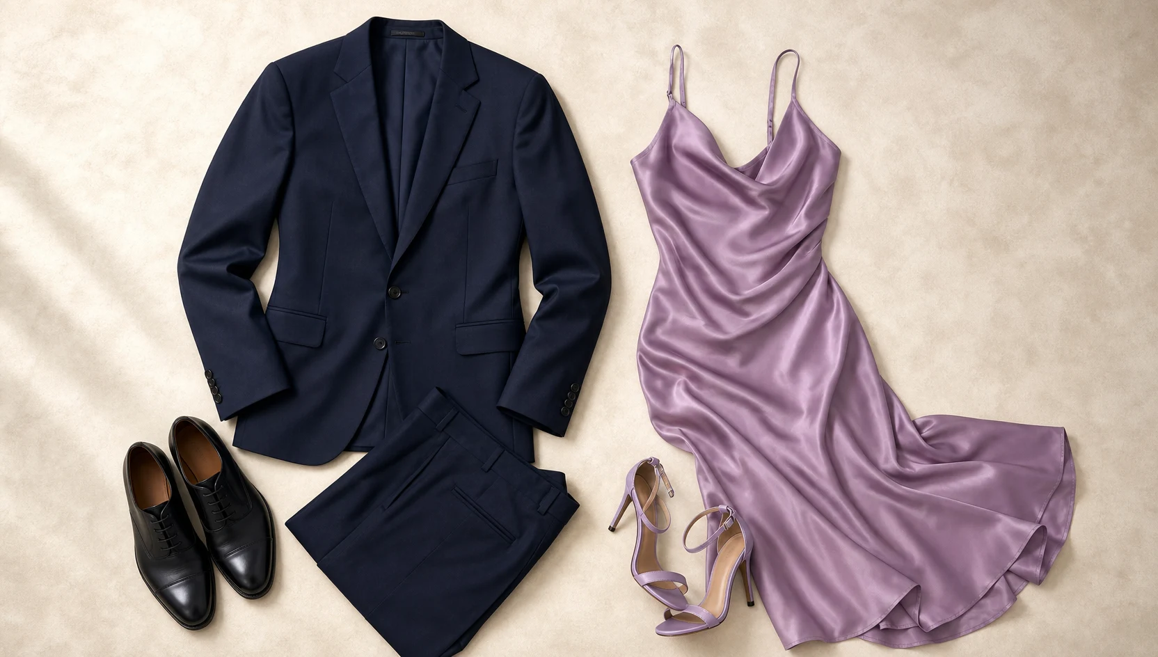 Outfit ideas for twilight whisper in the lavender engagement photos
