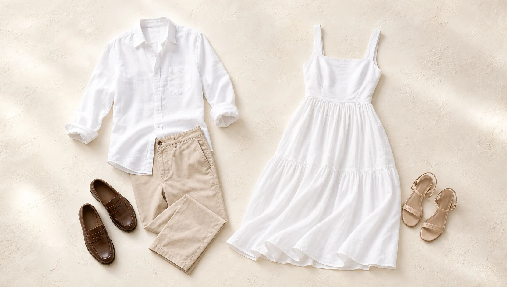 Outfit ideas for walking and laughing through a morning city engagement photos