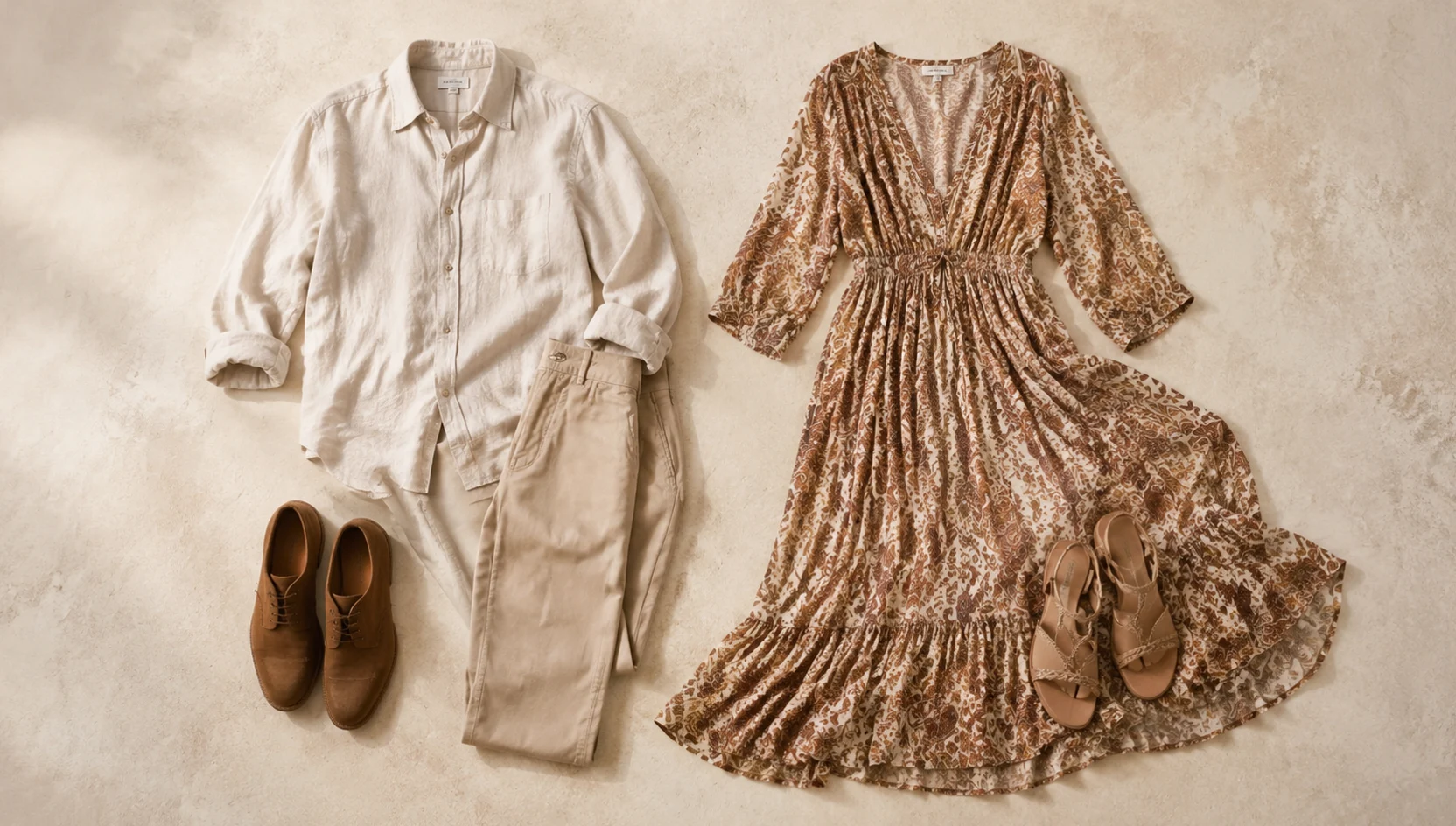 Outfit ideas for playful stroll through dew-kissed vineyard rows engagement photos