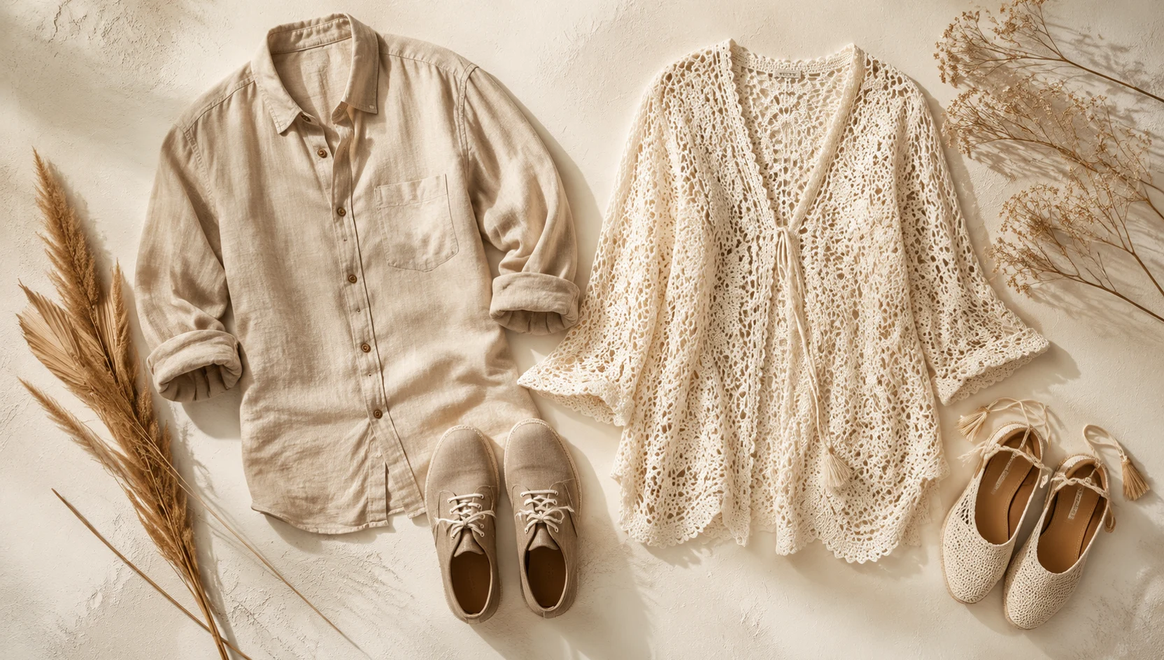 Outfit ideas for intimate whisper under bright spring sun engagement photos