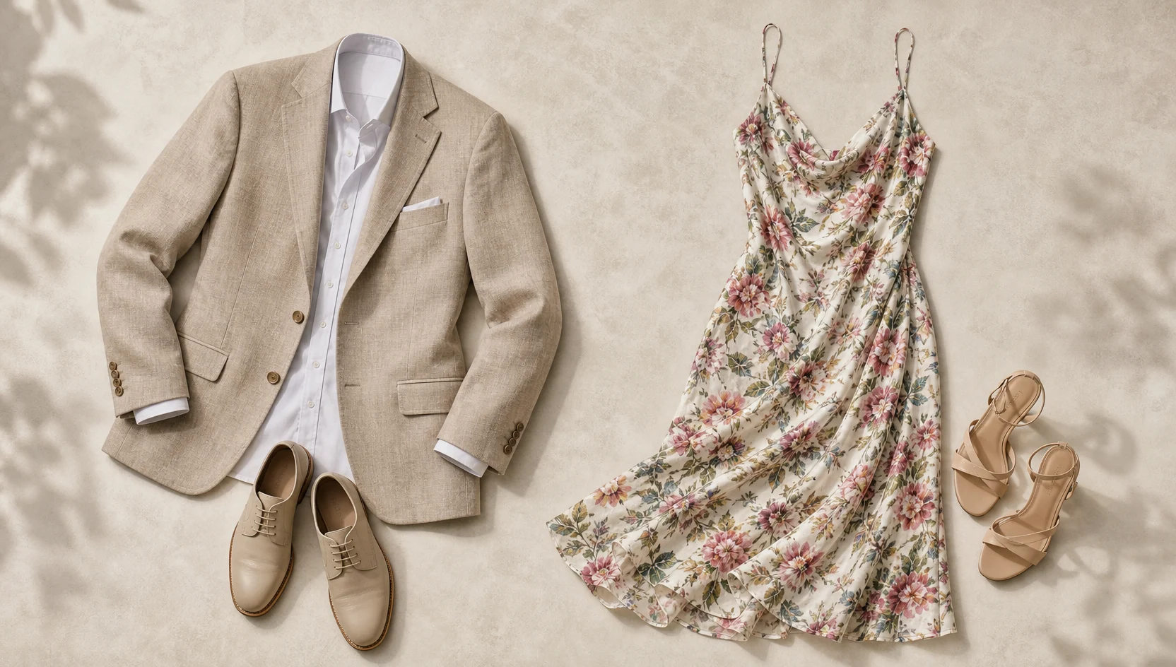 Outfit ideas for whisper in the ear on a shaded grand staircase engagement photos