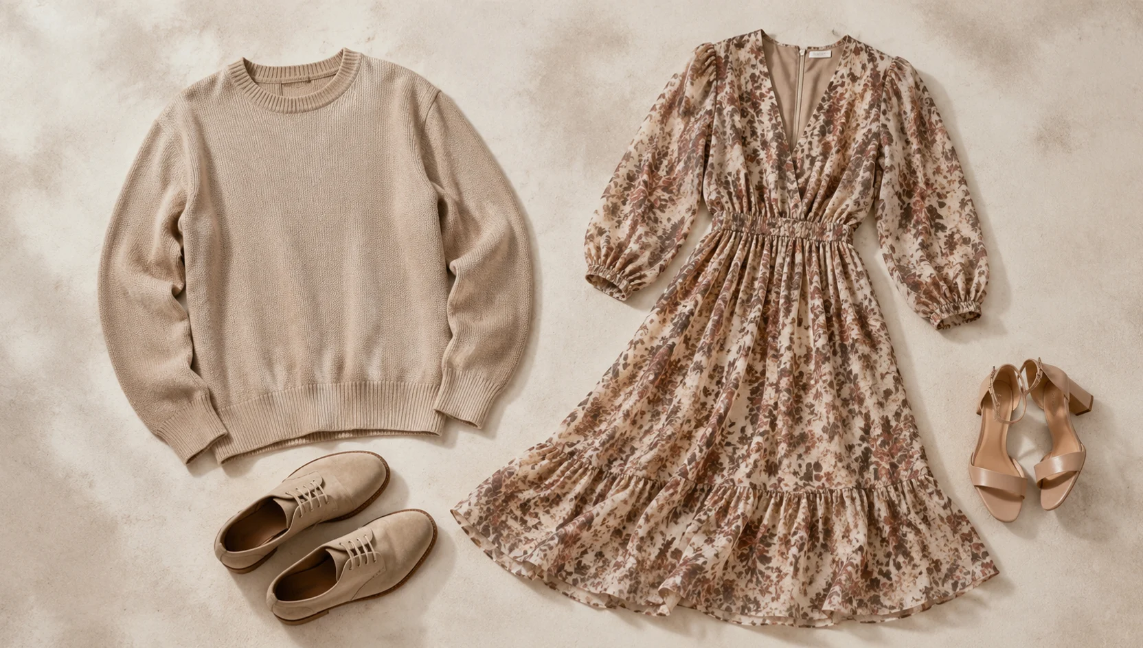 Outfit ideas for whispered secret in fogbound intimacy engagement photos