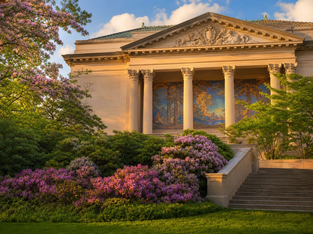 Curtis Center and Dream Garden Mosaic