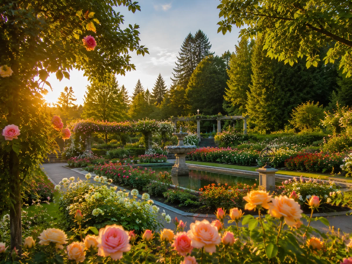 Woodland Park Rose Garden